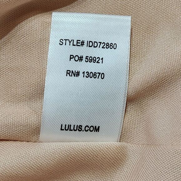 Lulus Crescendo Wrap Dress Blush Pink Maxi Flutter Sleeveless Women's Small - Picture 10 of 15